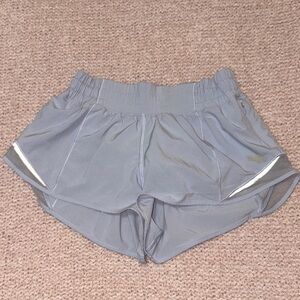 Baby Blue Lululemon Hotty Hot Shorts Size 4